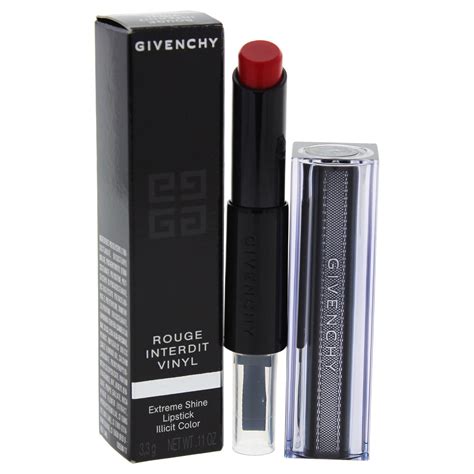 givenchy black plum lipstick|givenchy rouge interdit vinyl lipstick.